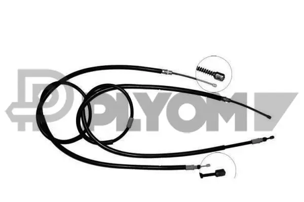 Cable Pull, parking brake (P765857)