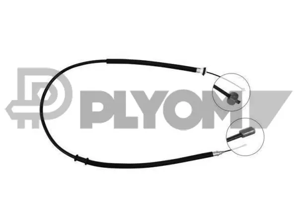 Cable Pull, parking brake (P019006)