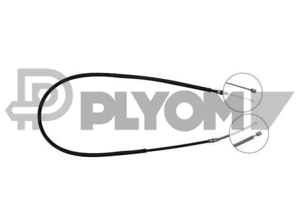 Cable Pull, parking brake (P025225)