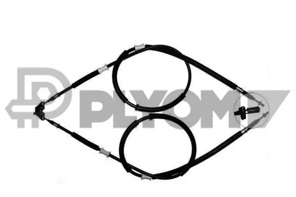 Cable Pull, parking brake (P489116)