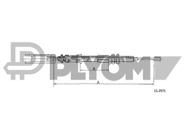 Cable Pull, clutch control (P028377)