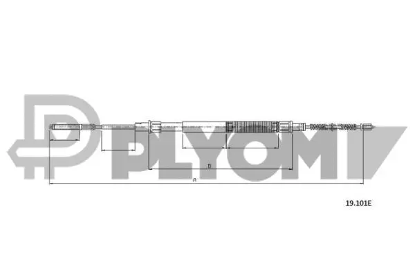 Cable Pull, parking brake (P765776)