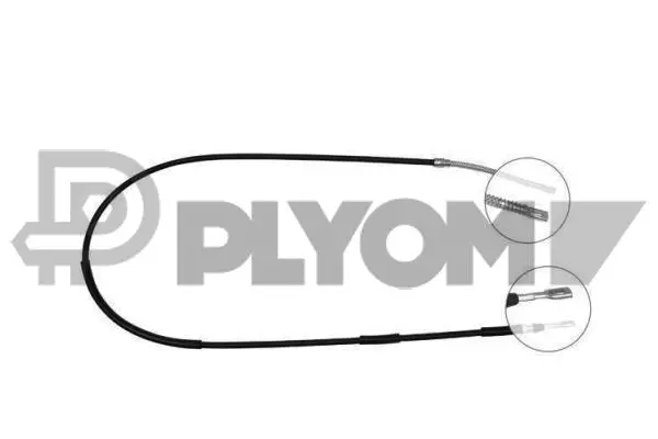 Cable Pull, parking brake (P761600)