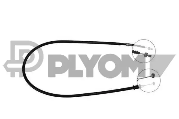 Cable Pull, parking brake (P761559)