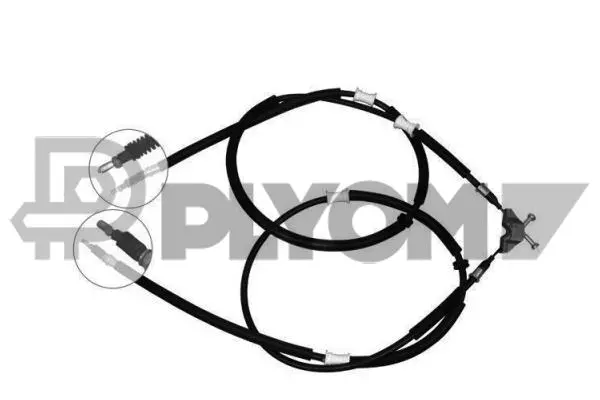 Cable Pull, parking brake (P765748)