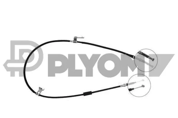 Cable Pull, parking brake (P761778)