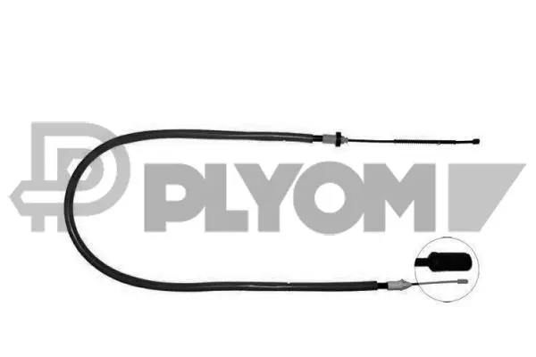 Cable Pull, parking brake (P765763)