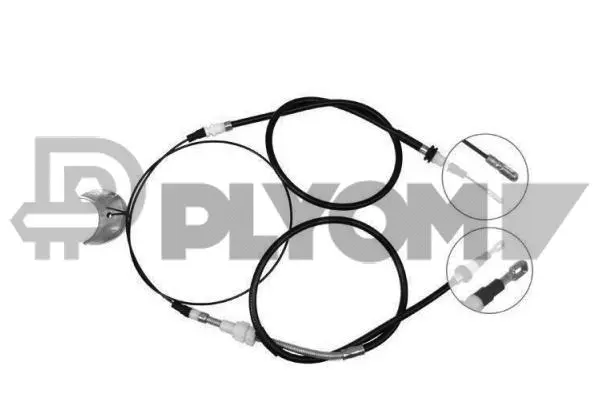 Cable Pull, parking brake (P761391)