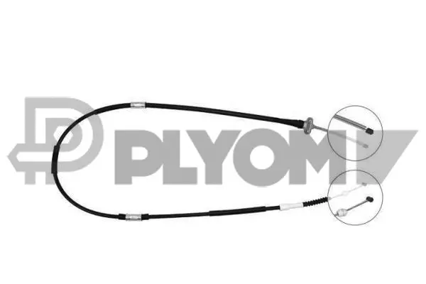 Cable Pull, parking brake (P762753)