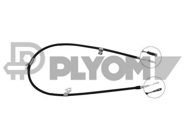 Cable Pull, parking brake (P761840)