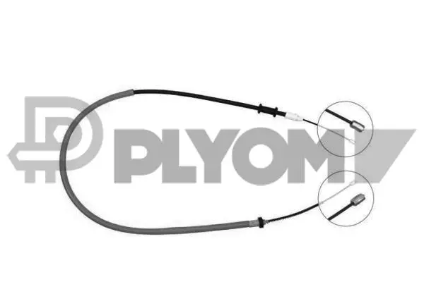 Cable Pull, parking brake (P028309)