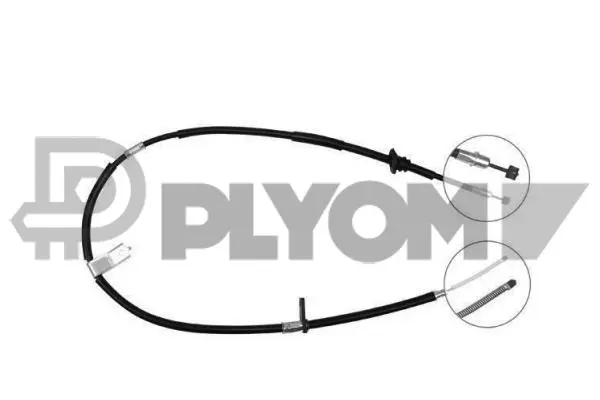 Cable Pull, parking brake (P708083)