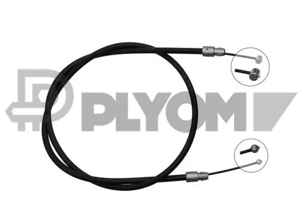 Cable Pull, parking brake (P763046)