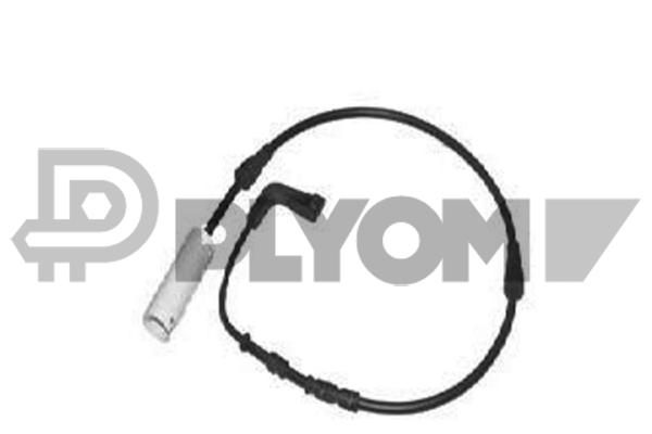 Warning Contact, brake pad wear (P201634)