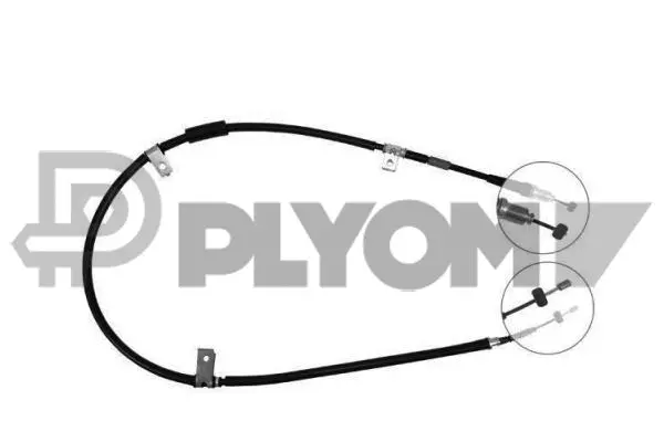 Cable Pull, parking brake (P708088)