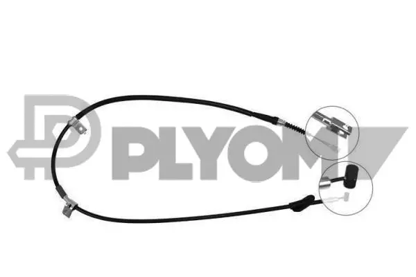 Cable Pull, parking brake (P762654)