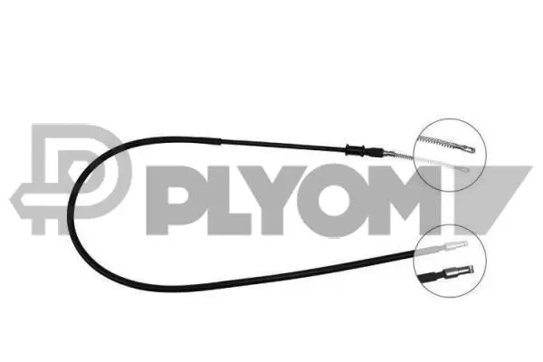 Cable Pull, parking brake (P763180)