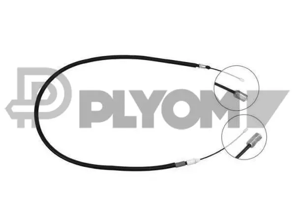 Cable Pull, parking brake (P028362)