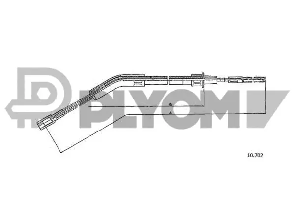 Cable Pull, parking brake (P762990)