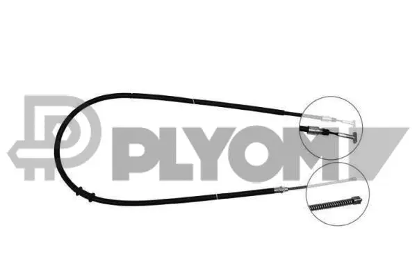 Cable Pull, parking brake (P019040)