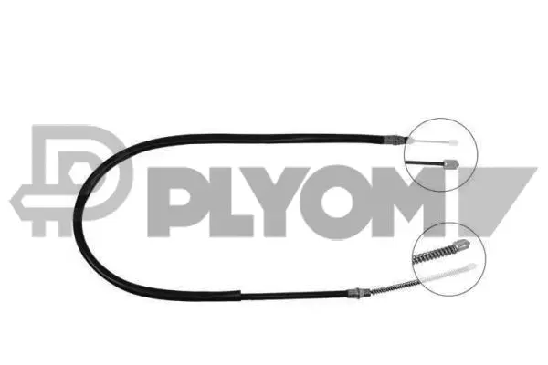 Cable Pull, parking brake (P028115)