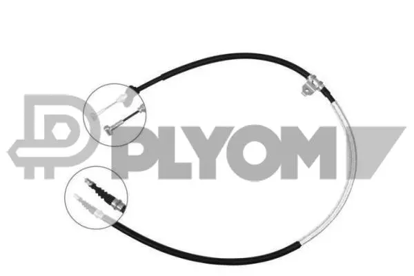 Cable Pull, parking brake (P761652)