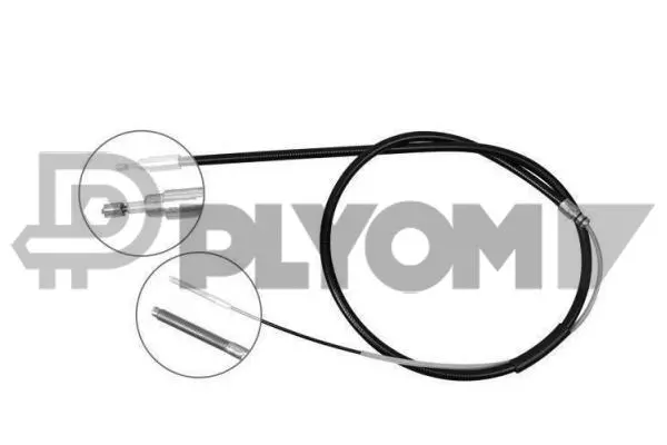 Cable Pull, parking brake (P208004)