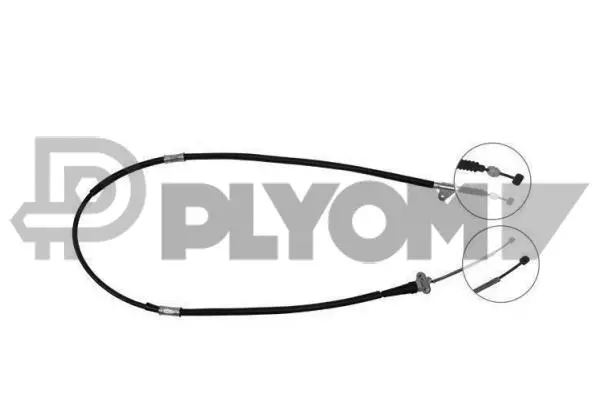 Cable Pull, parking brake (P762741)