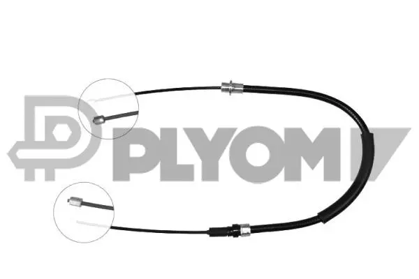 Cable Pull, parking brake (P038511)