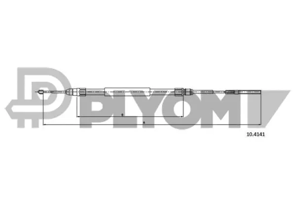 Cable Pull, parking brake (P766061)