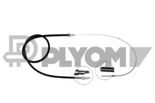 Cable Pull, parking brake (P208024)