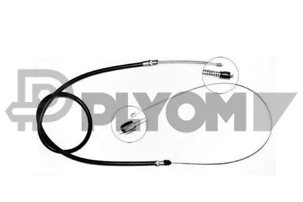 Cable Pull, parking brake (P028476)