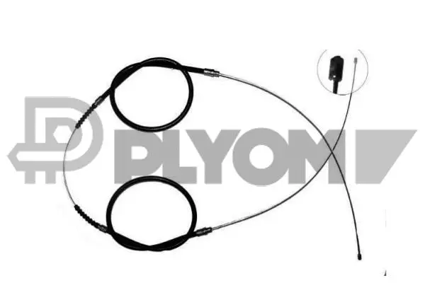 Cable Pull, parking brake (P018185)