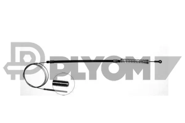Cable Pull, parking brake (P017821)