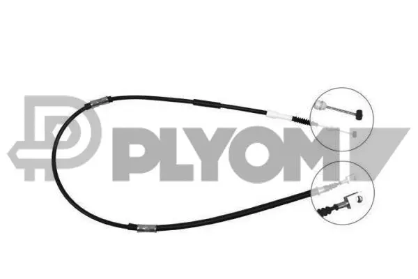 Cable Pull, parking brake (P762771)