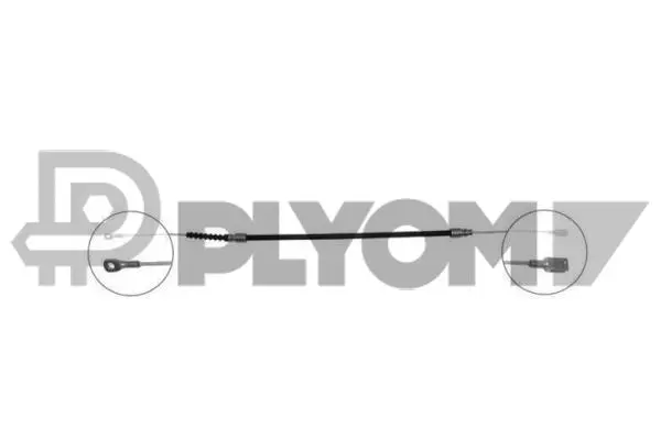 Cable Pull, parking brake (P762880)