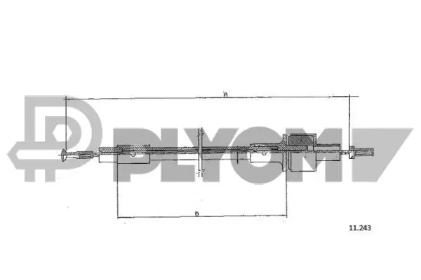 Cable Pull, clutch control (P761292)