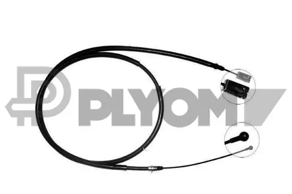 Cable Pull, parking brake (P019054)