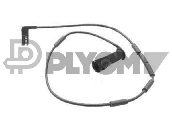 Warning Contact, brake pad wear (P482503)