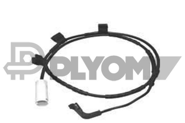 Warning Contact, brake pad wear (P755096)