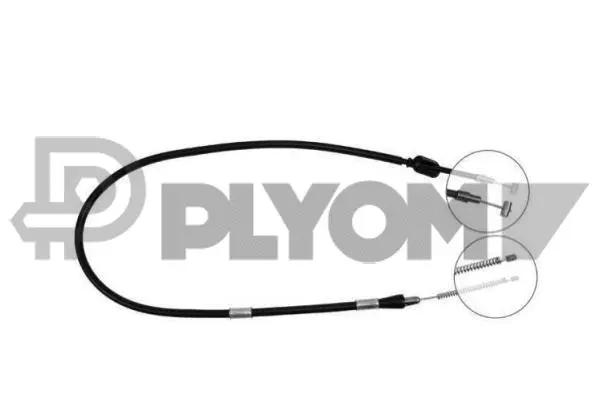 Cable Pull, parking brake (P765864)