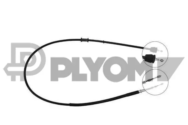 Cable Pull, parking brake (P761720)