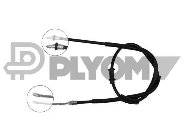 Cable Pull, parking brake (P761653)