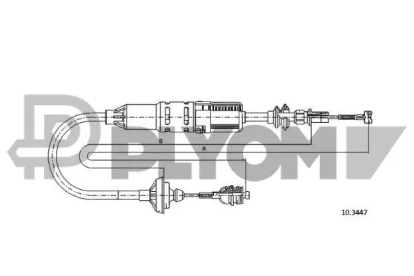 Cable Pull, clutch control (P762564)