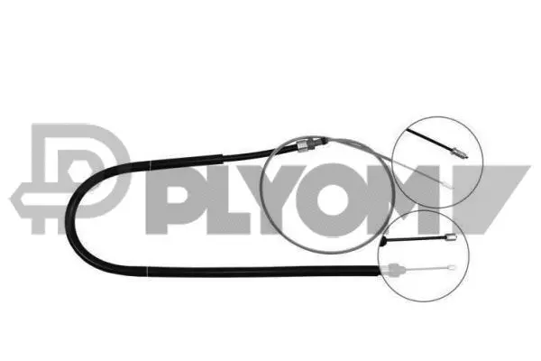 Cable Pull, parking brake (P038481)