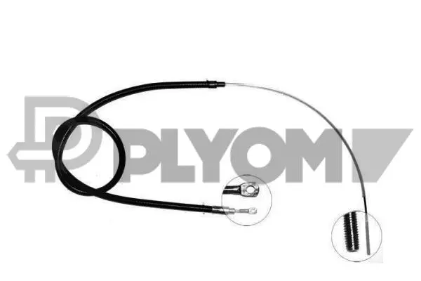 Cable Pull, parking brake (P208022)