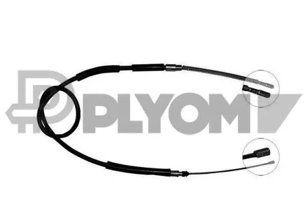 Cable Pull, parking brake (P468251)