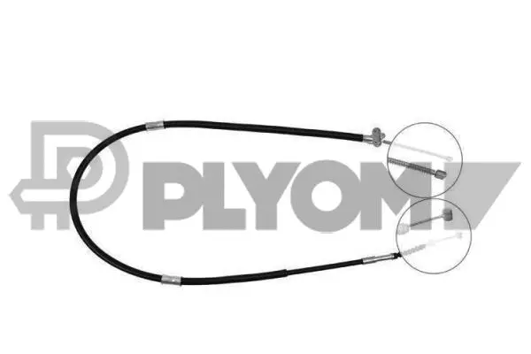 Cable Pull, parking brake (P708006)