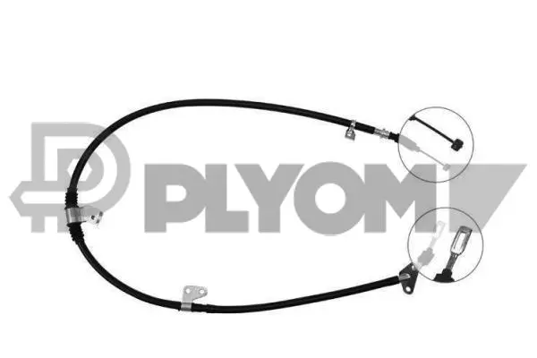 Cable Pull, parking brake (P761737)