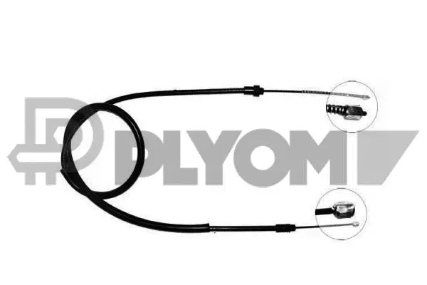 Cable Pull, parking brake (P038243)